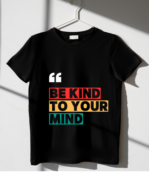 Black printed T-shirt