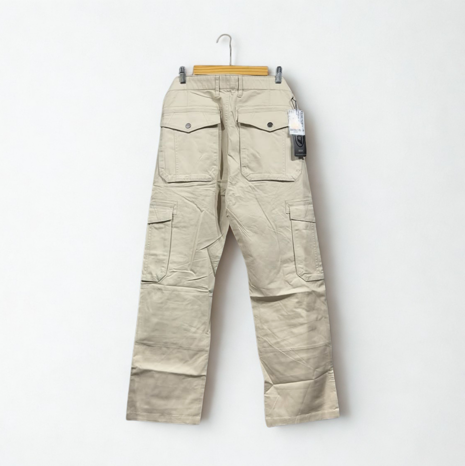 Diesel Men’s Beige Utility Cargo Pants