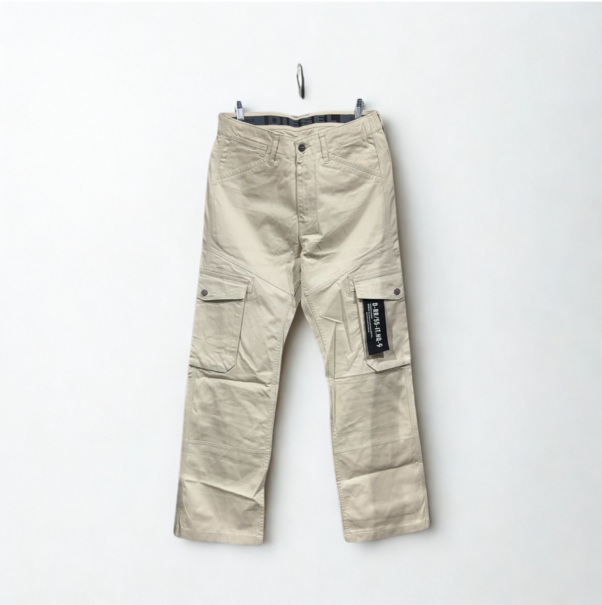 Diesel Men’s Beige Utility Cargo Pants