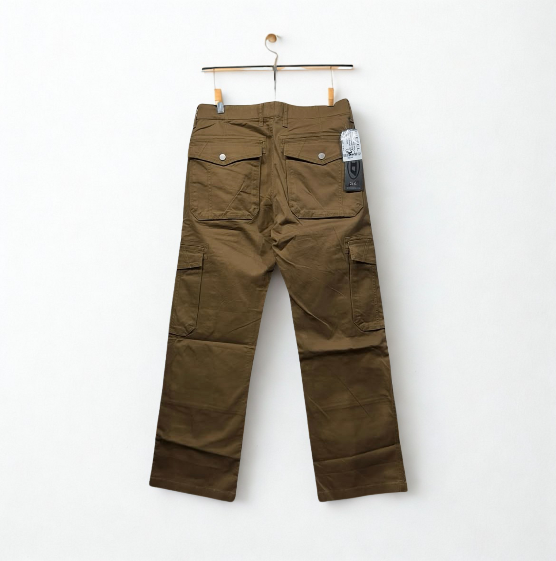 Diesel Brown Cargo Pants - Men’s Utility Streetwear