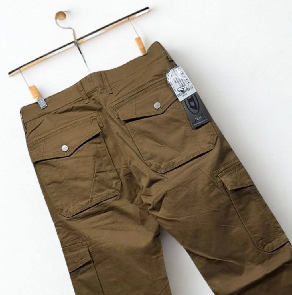 Diesel Brown Cargo Pants - Men’s Utility Streetwear