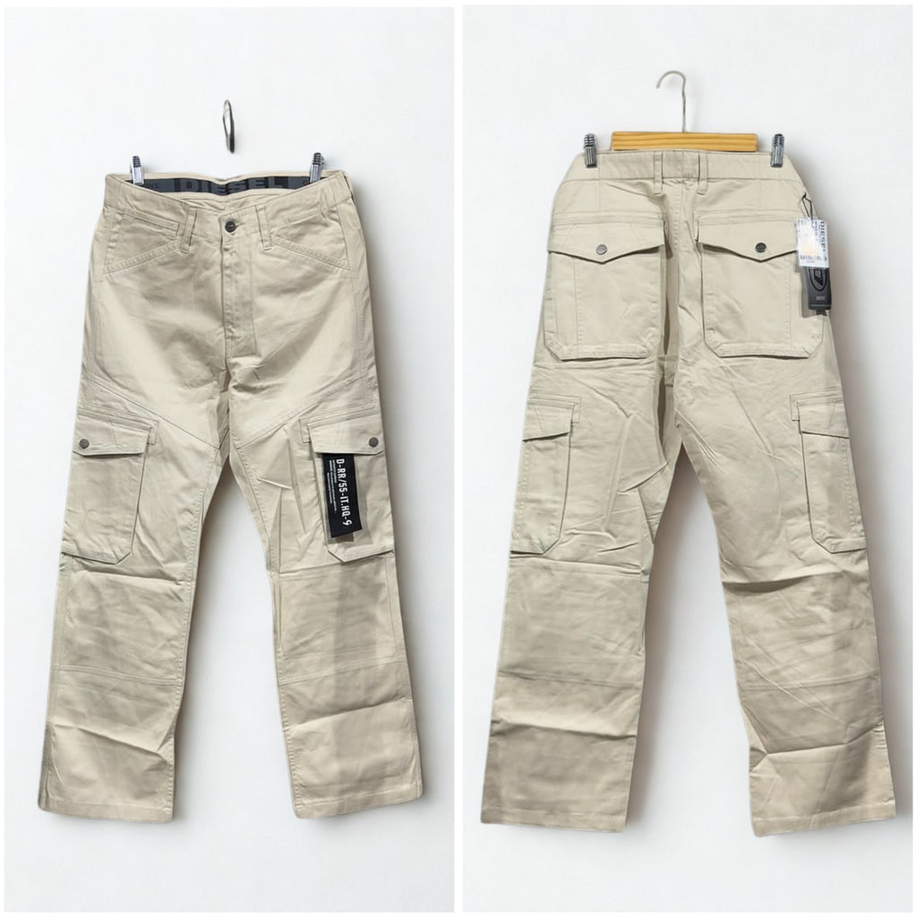 Diesel Men’s Beige Utility Cargo Pants