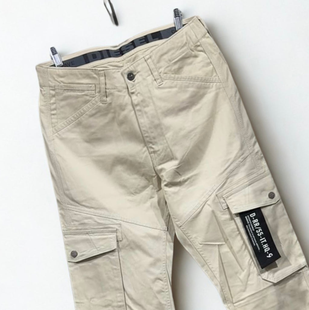 Diesel Men’s Beige Utility Cargo Pants